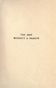 The man without a shadow by Oliver Cabot