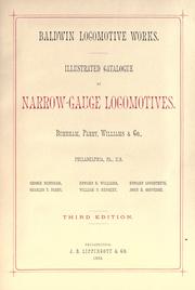 Cover of: Illustrated catalogue of narrow-gauge locomotives