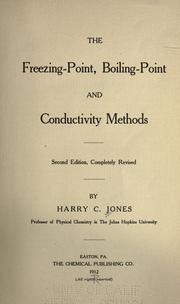Cover of: The freezing-point