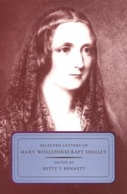 Cover of: Selected Letters of Mary Wollstonecraft Shelley