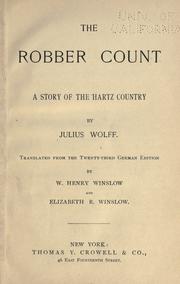 The robber count by Wolff, Julius