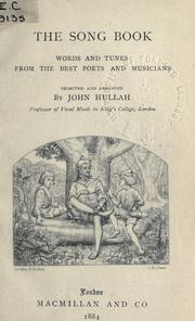 Cover of: The song book by John Hullah