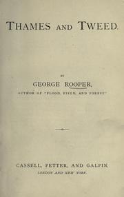 Cover of: Thames and Tweed. by George Rooper