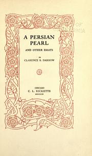 Cover of: Persian pearl: and other essays