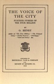 Cover of: The voice of the city by O. Henry