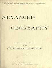 Cover of: Advanced geography.