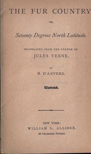 Cover of: The fur country by Jules Verne