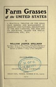Cover of: Farm grasses of the United States by W. J. Spillman