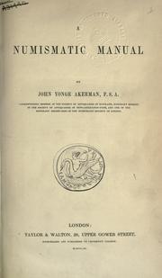 Cover of: A numismatic manual