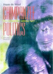 Cover of: Chimpanzee politics: power and sex among apes