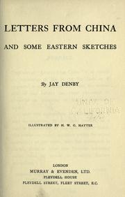 Cover of: Letters from China and some Eastern sketches.