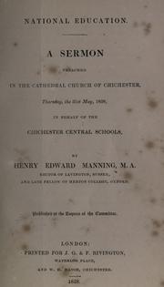 Cover of: sanctity of consecrated places: a sermon preached at the consecration of the Church of Saint Mark, Horsham, on the Thursday in Whitsun week, 1841