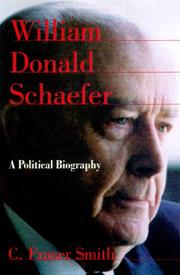 Cover of: William Donald Schaefer: a political biography