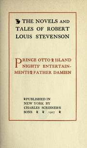 Cover of: Prince Otto by Robert Louis Stevenson