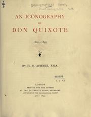 Cover of: An iconography of Don Quixote. by Henry Spencer Ashbee