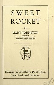 Cover of: Sweet rocket