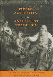 Power, authority, and the Anabaptist tradition