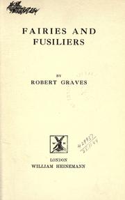 Fairies and fusiliers by Robert Graves