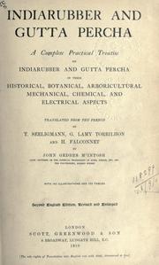 Cover of: Indiarubber and gutta percha by T. Seeligmann