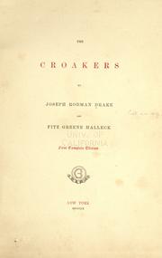 Cover of: The Croakers