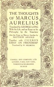 Cover of: The thoughts of Marcus Aurelius