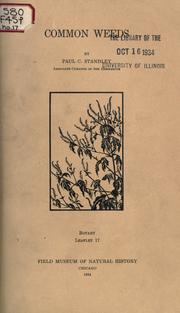 Cover of: Common weeds
