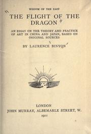 Cover of: The flight of the dragon by Laurence Binyon