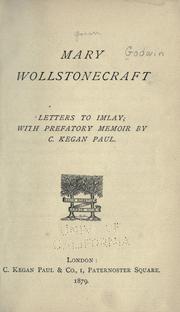 Cover of: The collected letters of Mary Wollstonecraft