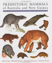 Cover of: Prehistoric Mammals of Australia and New Guinea: One Hundred Million Years of Evolution