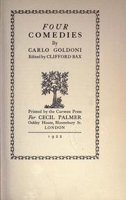Cover of: Four comedies by Carlo Goldoni