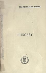 Cover of: Hungary in ancient, mediaeval, and modern times