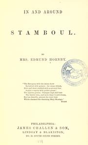 Cover of: In and around Stamboul by Hornby, Edmund Mrs.