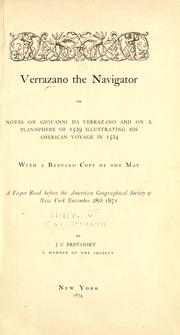 Cover of: Verrazano the navigator