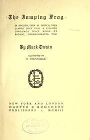 Cover of: The jumping frog by Mark Twain