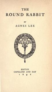 Cover of: The round rabbit by Lee, Agnes
