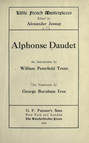 Cover of: Alphonse Daudet's short stories by Alphonse Daudet