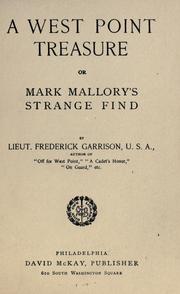 Cover of: A West Point treasure: or, Mark Mallory's strange find