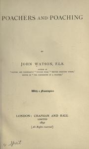 Cover of: Poachers and poaching by Wilson, John