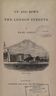 Cover of: Up and down the London streets