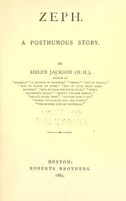 Cover of: Zeph by Helen Hunt Jackson