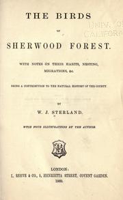 The birds of Sherwood forest by W.J Sterland
