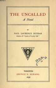 Cover of: The uncalled by Paul Laurence Dunbar