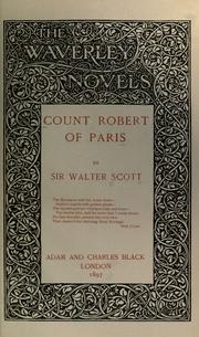 Cover of: Count Robert of Paris
