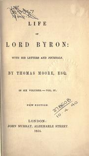 Cover of: Life by Lord Byron