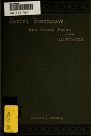 Cover of: Exeter, Schooldays and other poems by Seymour Issac Hudgens