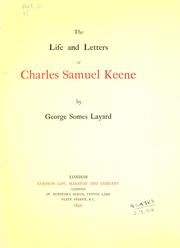 Cover of: The life and letters of Charles Samuel Keene by Layard, George Somes