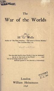 Cover of: The War of the Worlds by H.G. Wells