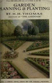 Cover of: Garden planning and planting by Thomas, H. H.
