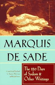 The 120 days of Sodom and other writings by Marquis de Sade