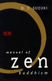 Cover of: Manual of Zen Buddhism